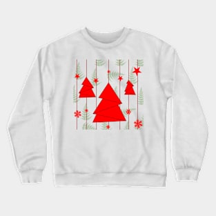 My red Christmas tree Crewneck Sweatshirt